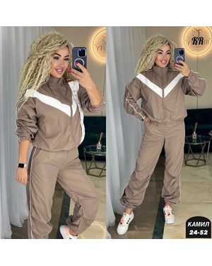 ЖЕНСКИЙ КОСТЮМ ДВОЙКА ТКАНЬ НЕПРОМОКАЕМЫЙ ПЛАЩЕВКА НА ПОДКЛАДКЕ