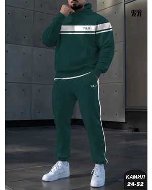 МУЖСКОЙ КОСТЮМ ДВОЙКА ТКАНЬ ДВУНИТ НА ТЁПЛЫЙ ФЛИСЕ