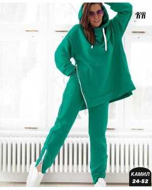 ЖЕНСКИЙ КОСТЮМ ДВОЙКА ТКАНЬ ФЛИС