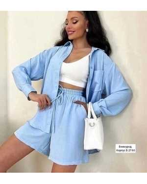 ЖЕНСКИЙ КОСТЮМ ДВОЙКА ТКАНЬ СИНГАПУР