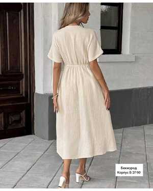 ПЛАТЬЕ В РАЗМЕР ТКАНЬ МУСЛИН (ХЛОПОК)