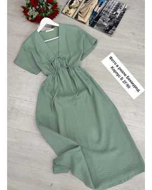 ПЛАТЬЕ В РАЗМЕР ТКАНЬ МУСЛИН (ХЛОПОК)