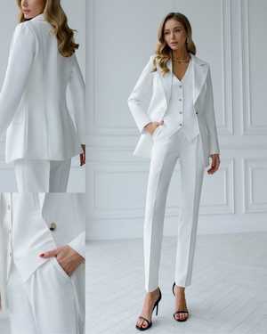 ЖЕНСКИЙ КОСТЮМ ТРОЙКА В РАЗМЕР ТКАНЬ КОСТЮМНАЯ ПАРИЖ