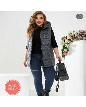 ЖИЛЕТКА ТКАНЬ СИНТЕПОН С ПОДКЛАДКА