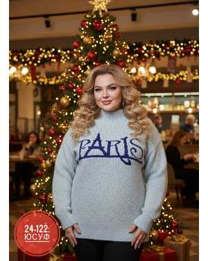 СВИТЕР ТКАНЬ ТЁПЛЫЙ ВЯЗКА