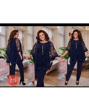 ЖЕНСКИЙ КОСТЮМ ТКАНЬ КРЕПУН + ГИПЮР