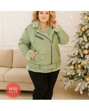 ДУБЛЁНКА ТКАНЬ ЭКОКОЖА, ИСКУССТВЕННЫЙ МЕХ