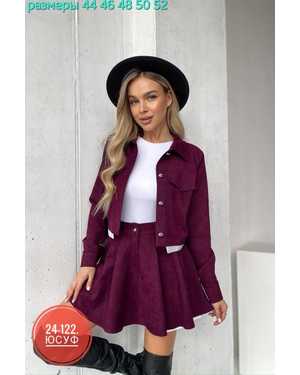 ЖЕНСКИЙ КОСТЮМ ТКАНЬ МИКРОВЕЛЬВЕТ