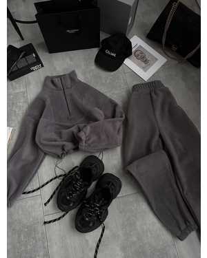 ЖЕНСКИЙ КОСТЮМ ТКАНЬ ДВУХСТОРОННИЙ ФЛИС-ПОЛАР