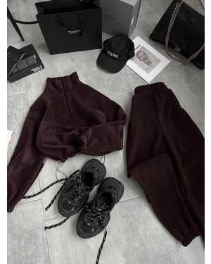 ЖЕНСКИЙ КОСТЮМ ТКАНЬ ДВУХСТОРОННИЙ ФЛИС-ПОЛАР