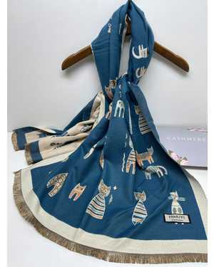 ПАЛАНТИН СОСТАВ: 100% КАШЕМИР РАЗМЕР: 80Х180СМ