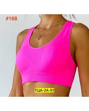 Женский топ с поролоном. Состав : Полиэстер, эластан