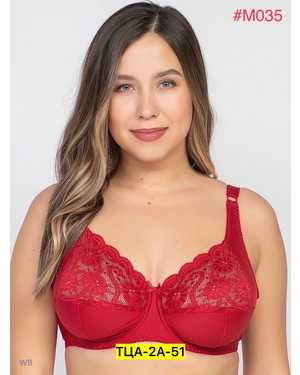 Женский Бюстгальтер с косточками без поролона Состав: полиэстер, эластан