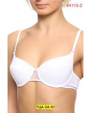 Женский Бюстгальтер тонкий поролон с косточками Состав: Хлопок, Полиамид, Эластан