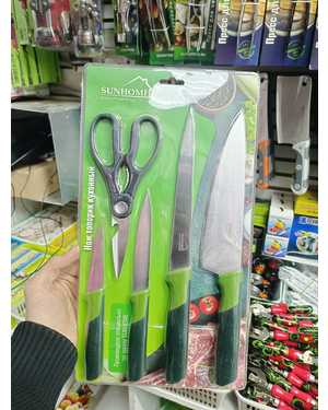 Ножи кухонные 5 предметов на блистер