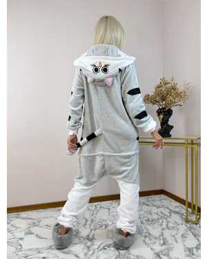 Кигуруми кот Чио материал велсофт Размер М(150-160см) XL(175-185см)