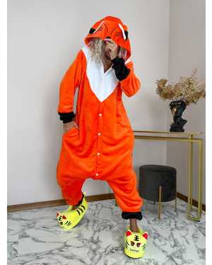 Кигуруми лиса материал велсофт Размер S(140-150 см) , М(150-160см)