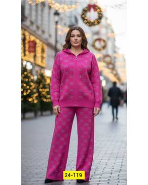 ЖЕНСКИЙ КОСТЮМ ДВОЙКА ТКАНЬ ВЯЗКА