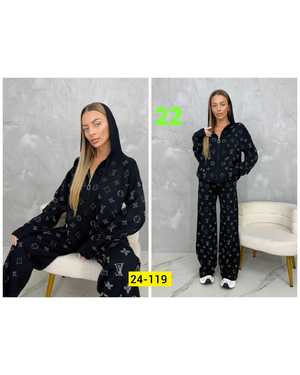 ЖЕНСКИЙ КОСТЮМ ДВОЙКА ТКАНЬ ВЯЗКА