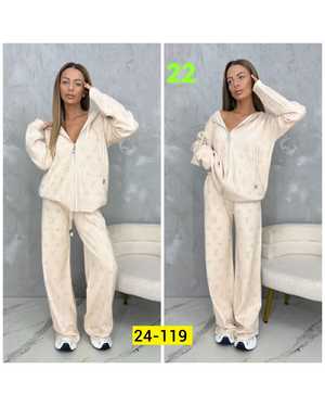 ЖЕНСКИЙ КОСТЮМ ДВОЙКА ТКАНЬ ВЯЗКА