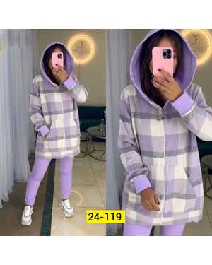 ЖЕНСКИЙ КОСТЮМ ДВОЙКА МАЛОМЕРЯТ ТКАНЬ ФЛИС