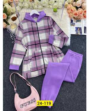 ЖЕНСКИЙ КОСТЮМ ДВОЙКА МАЛОМЕРЯТ ТКАНЬ ФЛИС