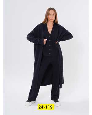 ЖЕНСКИЙ КОСТЮМ ТРОЙКА ТКАНЬ ВЯЗКА