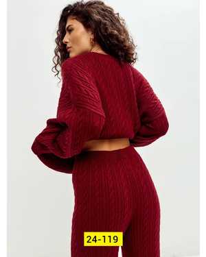 ЖЕНСКИЙ КОСТЮМ ДВОЙКА ТКАНЬ ВЯЗКА