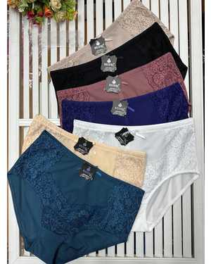 Женские трусики. В упаковке 6шт один размер, разные цвета