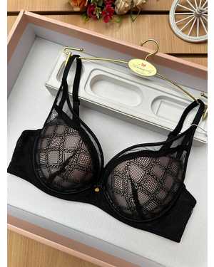 Женский бюстгальтер с пуш ап на косточках