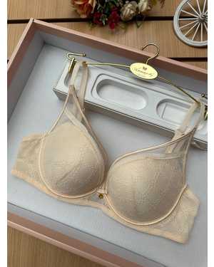 Женский бюстгальтер с пуш ап на косточках