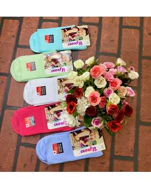 Женские тонкие носочки с компрессионным эффектом без шва ручной работы Размер: 37-41 Цена за упаковку 12пар