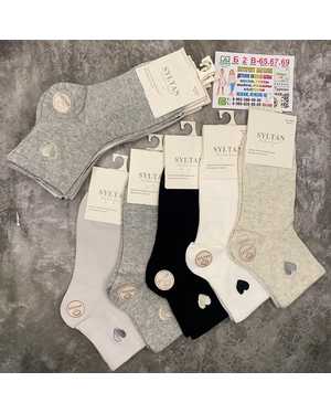 Женские носки Состав: Хлопок 90% Полиамид 8% Лайкра 2% Размер:36-41 Цена за упаковку 10пар