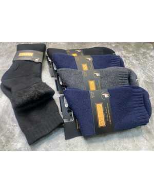 Мужские термо носки с мехом С слабой резинкой и с шерстью ламы 10пар Размер:41-46