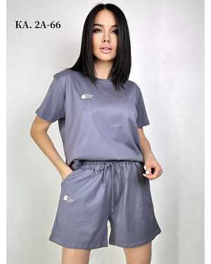 ЖЕНСКИЙ КОСТЮМ ДВОЙКА ТКАНЬ ХЛОПОК