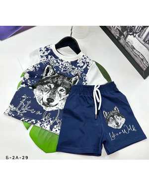 КОМПЛЕКТ ФУТБОЛКА+ШОРТЫ ТКАНЬ 100% ХЛОПОК