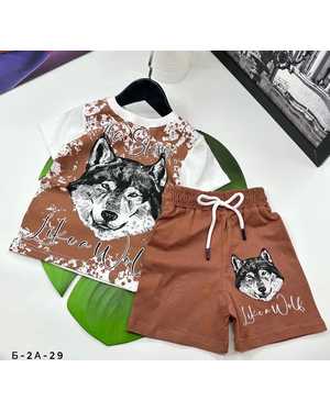 КОМПЛЕКТ ФУТБОЛКА+ШОРТЫ ТКАНЬ 100% ХЛОПОК