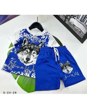 КОМПЛЕКТ ФУТБОЛКА+ШОРТЫ ТКАНЬ 100% ХЛОПОК