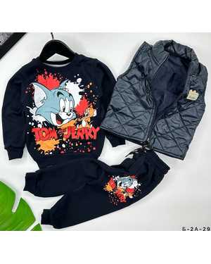 ДЕТСКИЙ КОСТЮМ ТРОЙКА ТКАНЬ 2-Х НИТКА