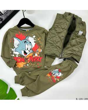 ДЕТСКИЙ КОСТЮМ ТРОЙКА ТКАНЬ 2-Х НИТКА