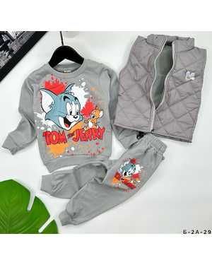 ДЕТСКИЙ КОСТЮМ ТРОЙКА ТКАНЬ 2-Х НИТКА