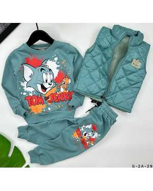 ДЕТСКИЙ КОСТЮМ ТРОЙКА ТКАНЬ 2-Х НИТКА