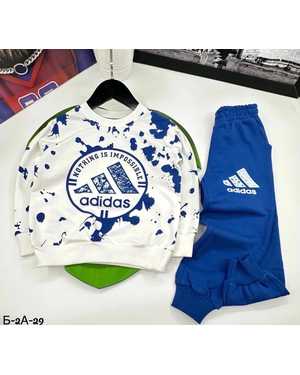 ДЕТСКИЙ КОСТЮМ ДВОЙКА ТКАНЬ 2-Х НИТКА (СОСТАВ 100% ХЛОПОК)