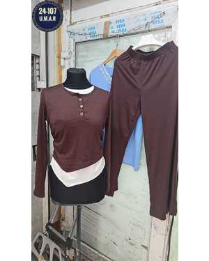 ЖЕНСКИЙ КОСТЮМ ДВОЙКА ТКАНЬ ЛАПША