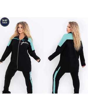 ЖЕНСКИЙ КОСТЮМ ДВОЙКА ТКАНЬ ДВУНИТКА