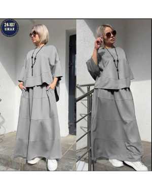 ЖЕНСКИЙ КОСТЮМ ДВОЙКА ТКАНЬ ЛЁН ХБ