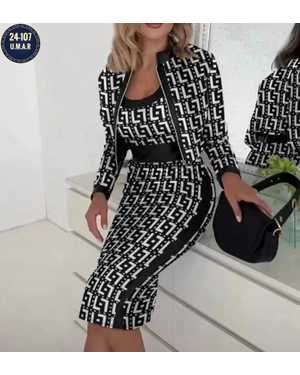 ЖЕНСКИЙ КОСТЮМ ДВОЙКА ТКАНЬ ТРИКОТАЖ