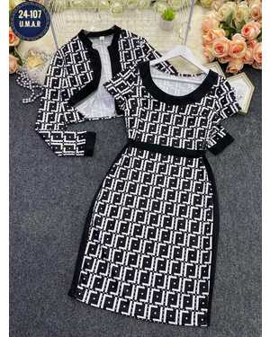 ЖЕНСКИЙ КОСТЮМ ДВОЙКА ТКАНЬ ТРИКОТАЖ