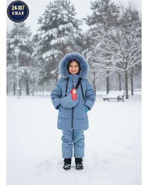 КУРТКА ТКАНЬ ПЛАЩЕВКА С ПОДКЛАДКОЙ ИЗ ФЛИСА