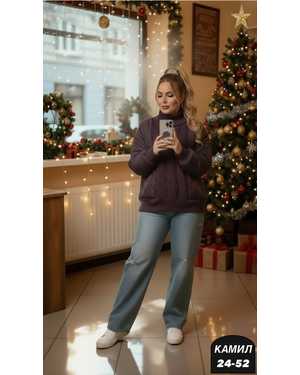 СВИТЕР ТКАНЬ ВЯЗАНЫЙ